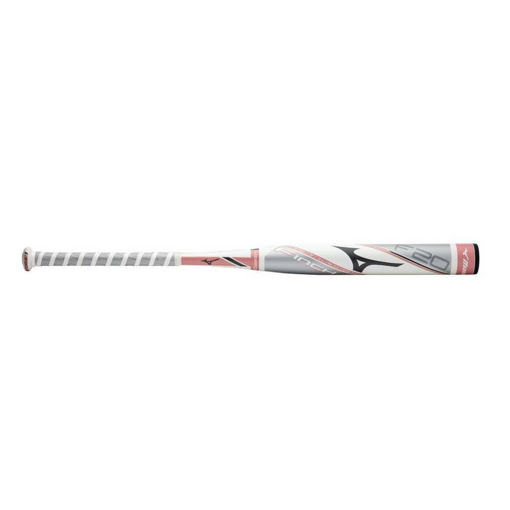 Mizuno Women's F20-Finch Fastpitch Softball Bat (-13) White/Rose Gold (340533-RYU)